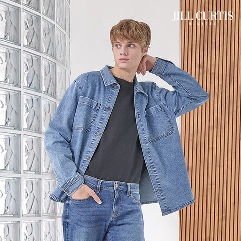 질커티스 남성 오버핏 데님 자켓 1종