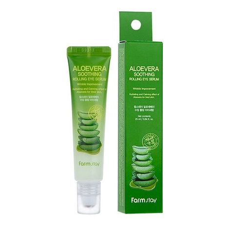 [팜스테이]팜스테이 알로에베라 수딩 롤링 아이세럼 25ml