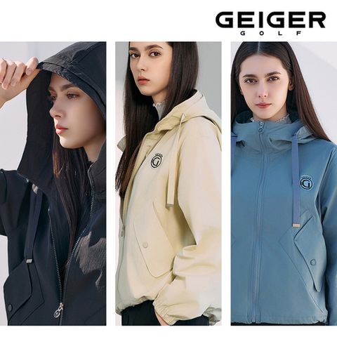 가이거골프 오버핏 후드 점퍼