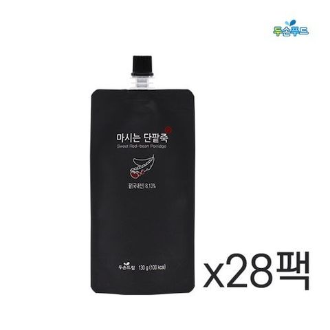 두손푸드 마시는 단팥죽 130g*28팩