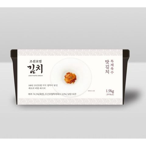 조선호텔앤리조트 조선호텔 특제육수 맛김치 1.9kg*2