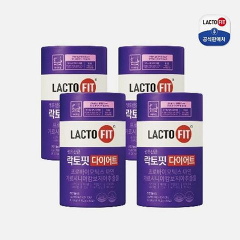 종근당건강 (반값)락토핏 다이어트 4통