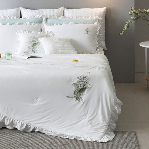 지나송 24SS신상 로맨틱쿨 눈꽃 냉감 침구세트 SK