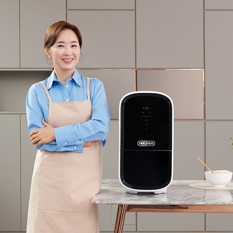 헤르젠 25년형 헤르젠 쌀냉장고 AI CARE+ 블랙 11KG