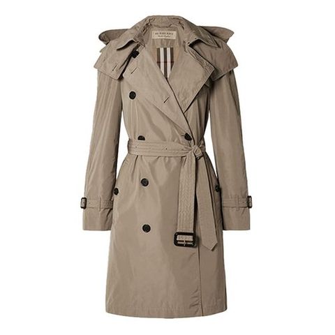 Burberry 버버리 여성 후드 트렌치 코트