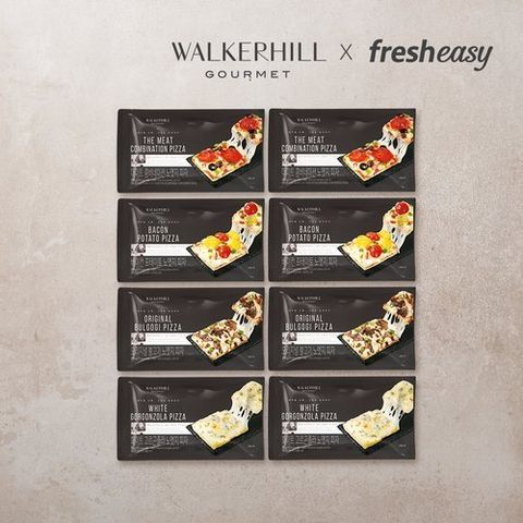 워커힐 노엣지 피자 3종 총 9팩 (고르곤졸라 3+ 불고기 3 + 베이컨포테이토3)