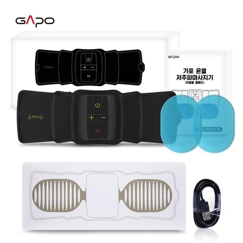 가포 [최초공개] [온열기능] 온열저주파기 본품1개+리필패드 2매+고정밴드 1개