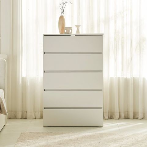 에몬스 몬 5단 800 화이트 서랍장