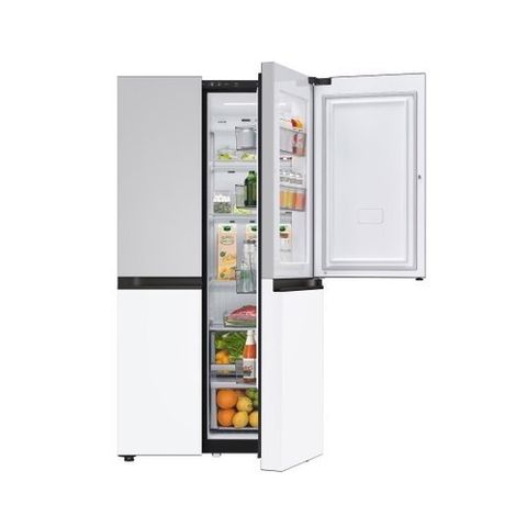 LG전자 LG 디오스 AI 오브제 매직스페이스 3도어 냉장고 832L + ELO 프라이팬 2종 (S836MRQ112)