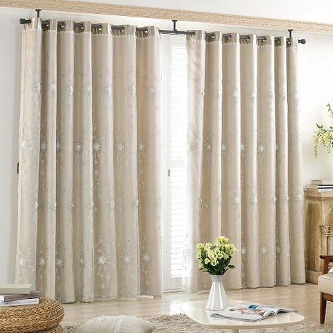 지나송 (온)데이나 웨딩스타일 이중 암막커튼 특대형(540x230cm)