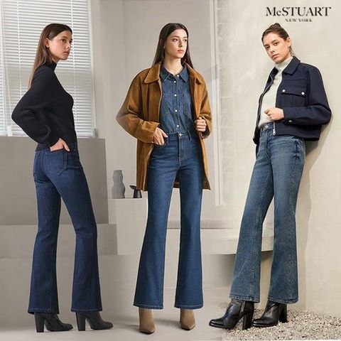 맥스튜어트 25FW 여성 소프트 브러쉬 기모 데님 3종