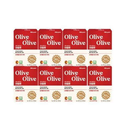 셀게이트 올리브올라이브 유기농 엑스트라버진 올리브오일 8박스 (스페인)