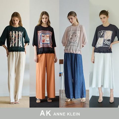[앤클라인][AK앤클라인]뮤지엄 블라우스 4종세트