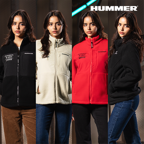 HUMMER 25FW 여성 쉐르파 플리스자켓+보아퍼 플리스자켓 2종