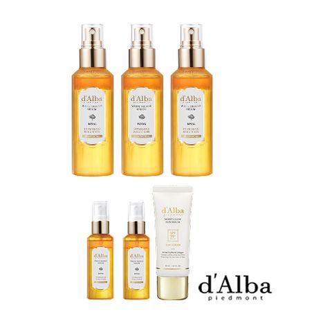 달바 *화이트 트러플 로얄 세럼 100ml 3병+60ml 2병+선세럼 1개