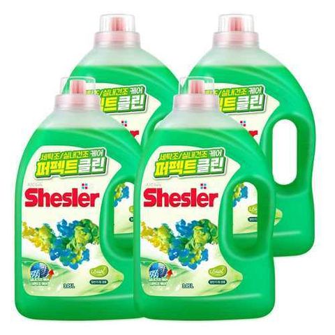 아토세이프 쉬슬러 퍼펙트클린 액체세제 유칼립투스 3.05L 4개
