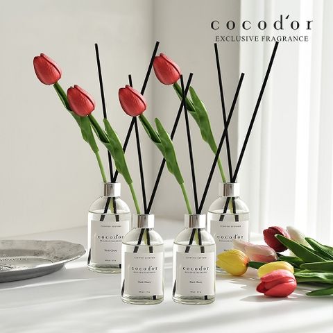 [코코도르]코코도르 디퓨저 화이트라벨 200ml X4개 + 튤립4P