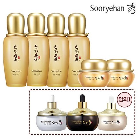 [엘지생활건강]*수려한 화윤 기초 3종 더블 패키지+원액 1종 추가