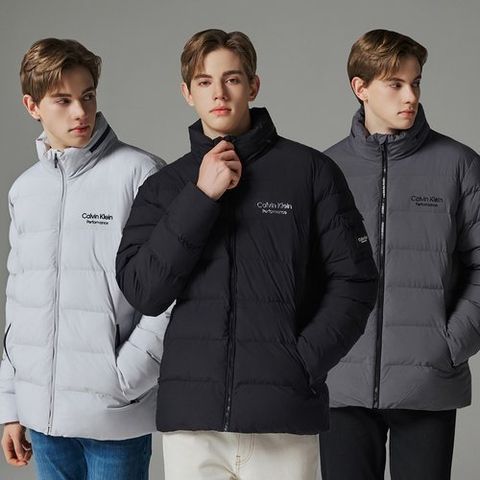 Calvin Klein (95,100)남성 에센셜 시그니처 패딩