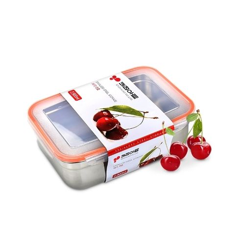 키친아트 스텐밀폐용기 사각8호