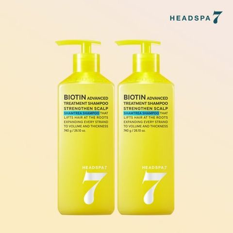 헤드스파7 비오틴 트리트먼트 샴푸 740gx2
