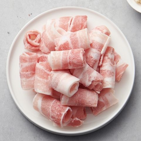 [기타][육사모] 한돈 대패 돌돌말이 삼겹살 구이용 600g (300gx2팩/냉동)
