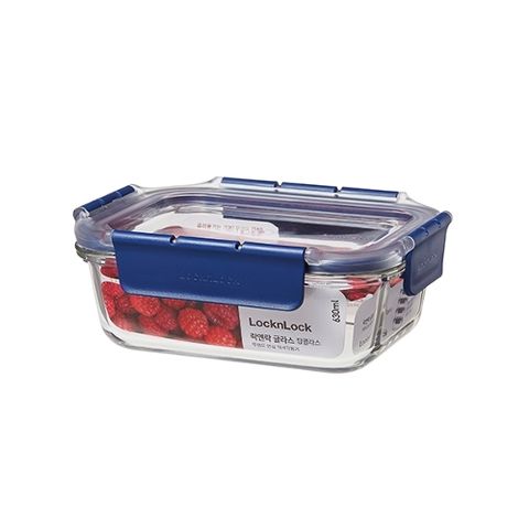 [락앤락][본사] 탑클라스 직사각 630ml (LBG428B)