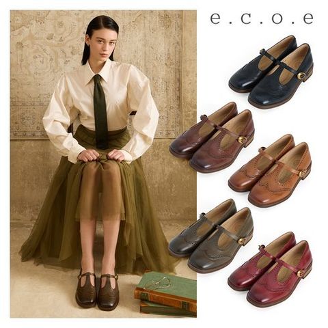 에코에 e.c.o.e 헤리티지 라인 클래식 슈즈