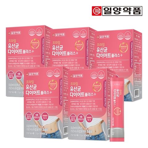 [일양약품]프라임 유산균 다이어트 5박스/5개월 모유유래 유산균 가르시니아