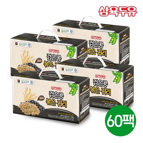 삼육두유 삼육 검은콩볶은귀리두유 190ml 60팩