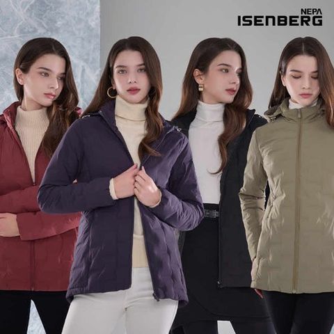 이젠벅 네파 핫멜트 덕다운패딩 (여성)