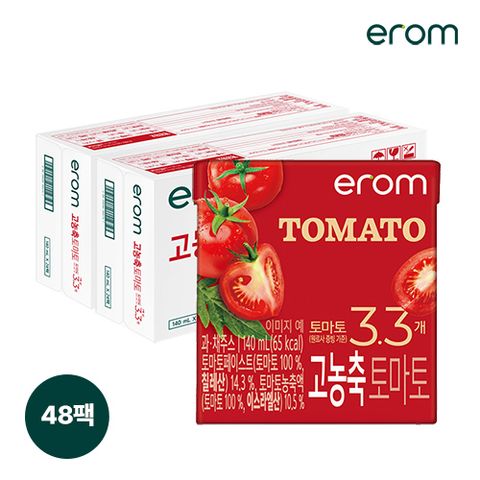 이롬 고농축 토마토 48팩(140ml*24입*2)
