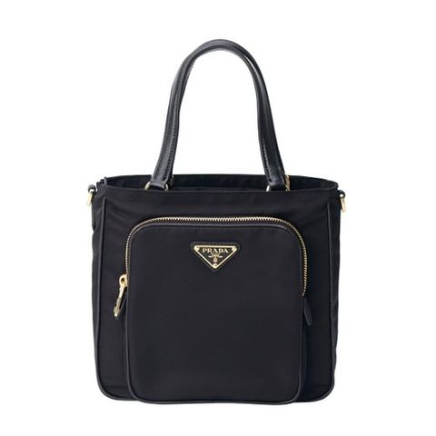 프라다 삼각로고 토트백