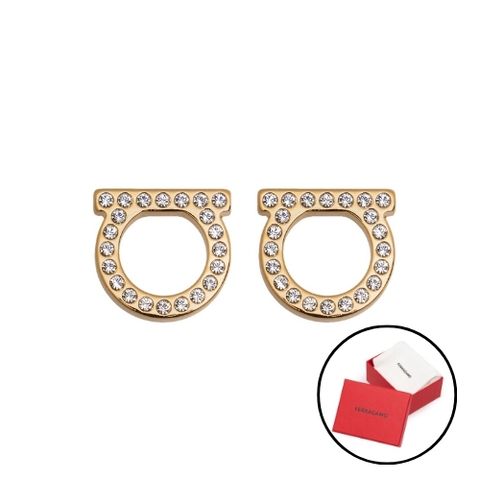 페라가모 간치니 크리스탈 귀걸이