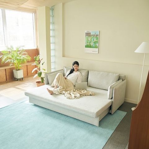 에몬스 아지트 패브릭 수납 소파베드