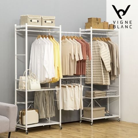 빈블랑 [화이트] 2025 올뉴 확장형 드레스룸 1+1세트