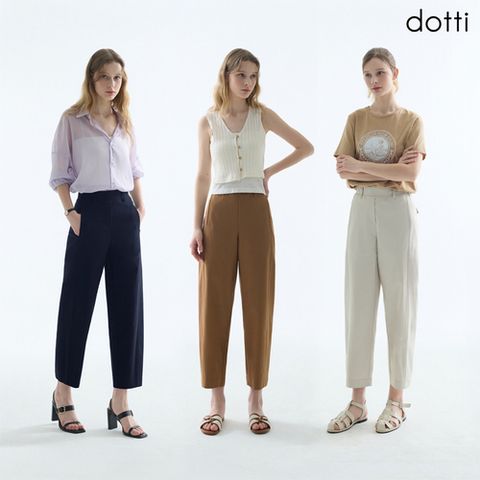 도티 26SS 여성 썸머 배럴 팬츠