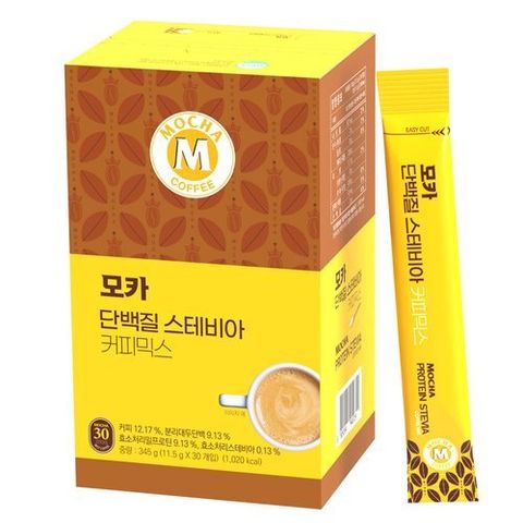모카 단백질 스테비아 커피믹스 30T X 8박스(240T)