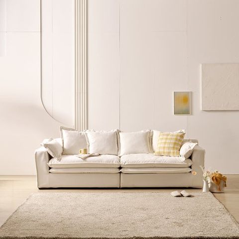 라클라우드 크리미아 구스 기능성 패브릭 커버분리 4인 모듈소파