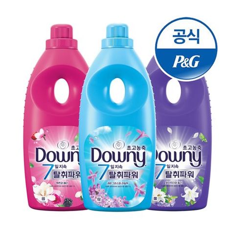 [다우니]다우니 초고농축 섬유유연제 탈취파워 1Lx3