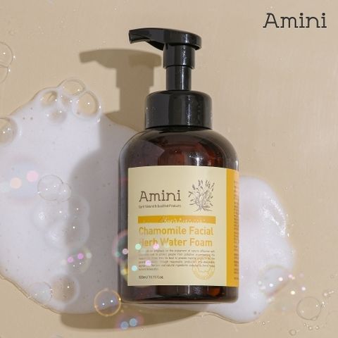 아미니 저자극 버블클렌저 캐모마일 허브워터폼 500ml