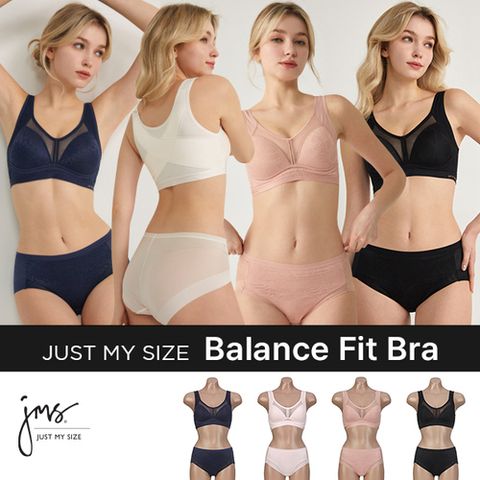 저스트 마이 사이즈 저스트마이사이즈 밸런스핏 브라팬티4세트_JM082R