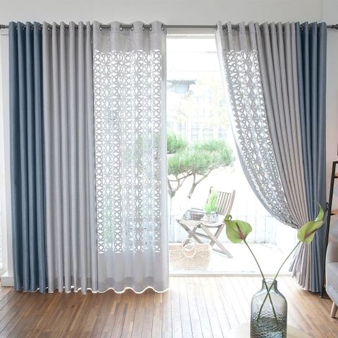 지나송 (온)모제스 고주파 암막커튼 대형(440x230cm)