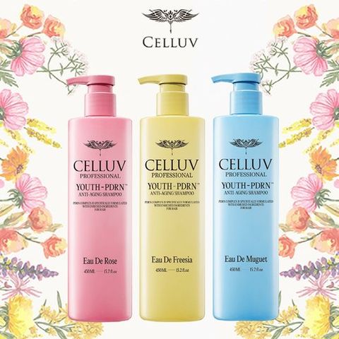 [엘지생활건강]LG생활건강 셀럽 PDRN샴푸 450ml 6통(오드로즈2통+오드프리지아2통+오드뮤게2통)