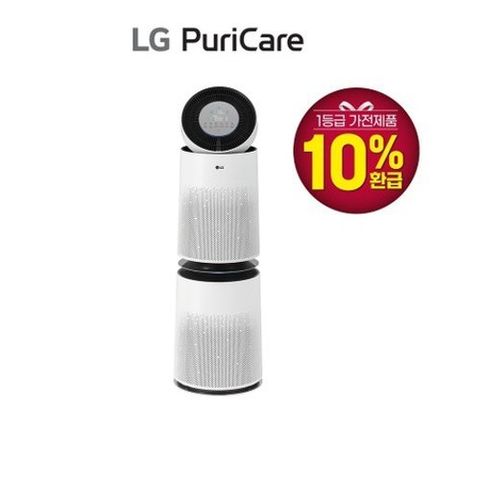 LG전자 ★1등급환급★LG 퓨리케어 360° 공기청정기 플러스 듀얼 클린 부스터 AS235DWSA + 인덕션, 고속블렌더