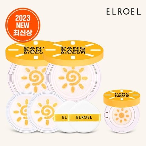 엘로엘 23년 NEW 팡팡 빅 선쿠션 본품2+리필2+미니