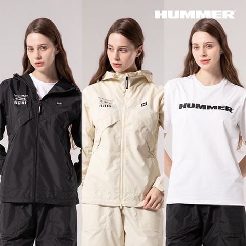 [HUMMER]여성 H3 윈드브레이커+티셔츠 2종