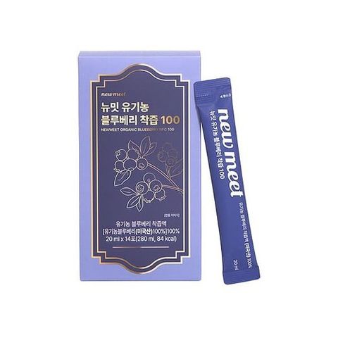뉴밋 유기농 블루베리 착즙 100 1박스