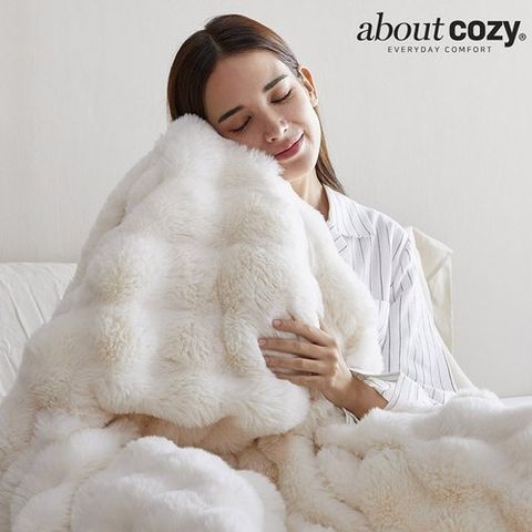 어바웃코지 (SK)라셀퍼 극세사 이불+멀티블랭킷+세탁망 풀세트