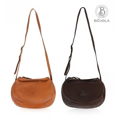 보욜라 BOJOLA 이태리 직수입 워셔블 레더 라운드 크로스백